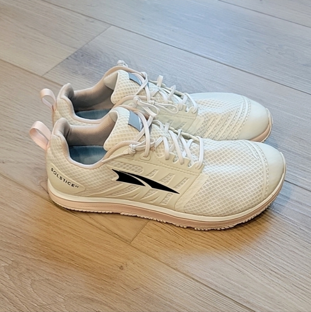 Women's Altra Running Crossfit Shoes White Pastel Pink Workout Shoes